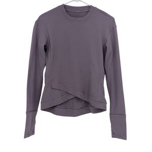 Lululemon‎ Close to Crossing Long Sleeve Running Shirt Size 4